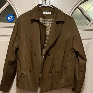 Elegant Brown Trench Coat